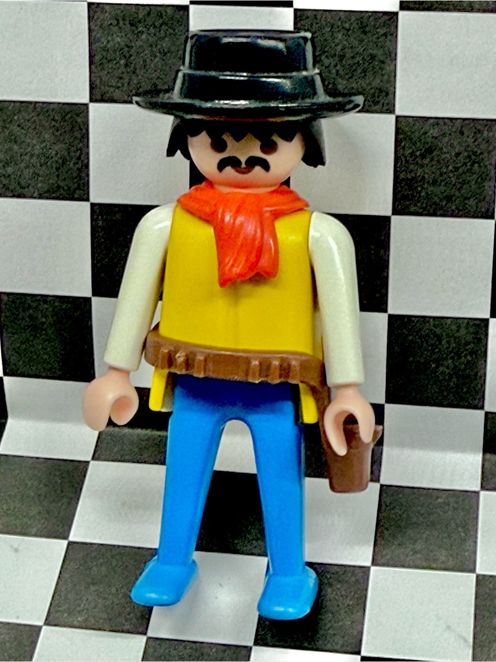 Vintage Playmobil Western-themed cowboy figure geobra 1974